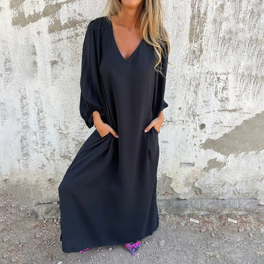 Luna™ – Robe Longue avec Poches