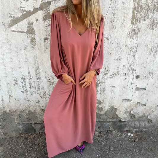 Luna™ – Robe Longue avec Poches