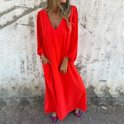 Luna™ – Robe Longue avec Poches
