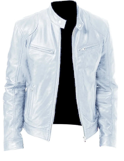 Montaigne® | Veste en Cuir Décontractée