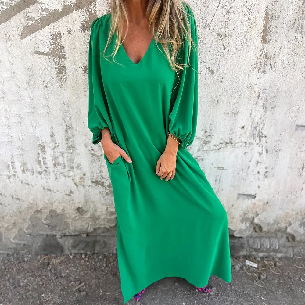 Luna™ – Robe Longue avec Poches